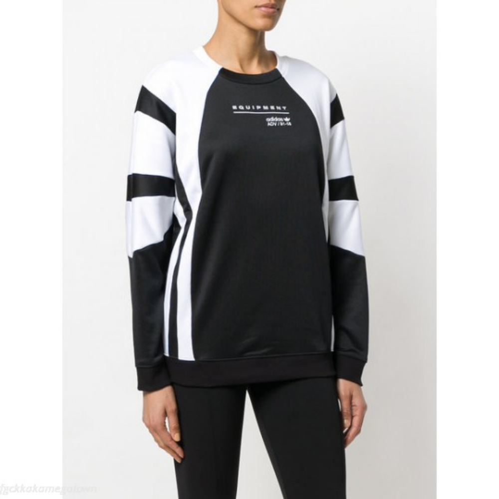 ADIDAS Originals EQT Sweatshirt Top - Picture 4 of 5